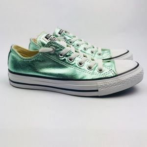 Converse Chuck Taylor All Star Lo Metallic Green